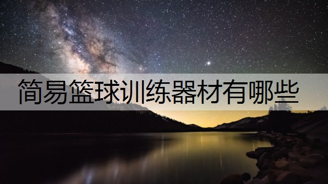 简易篮球训练器材有哪些